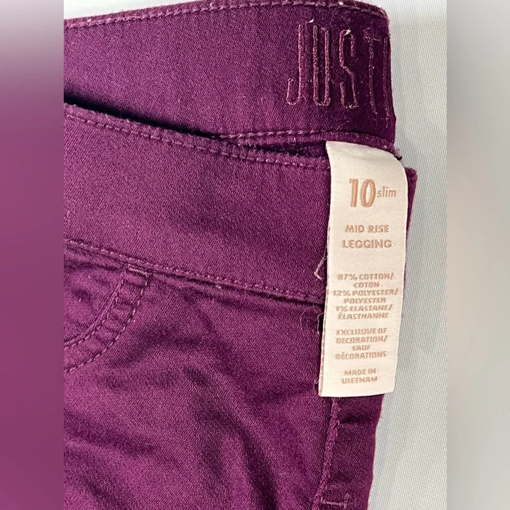 🌺Justice Girl’s Mid-Rise Legging - Slim Size🌸🌺